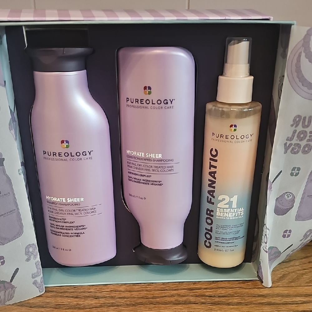 Pureology Hydrate Sheer and Color Fanatic Trio